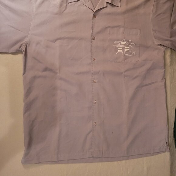 Men's Chinese Symbol Camp Shirt XL (M0102) - Picture 3 of 5